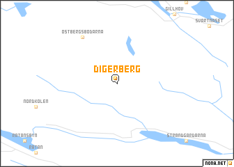 map of Digerberg