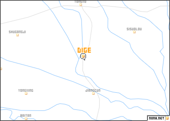 map of Dige