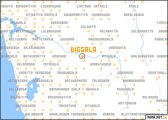 map of Diggala