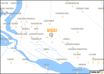 map of Diggi