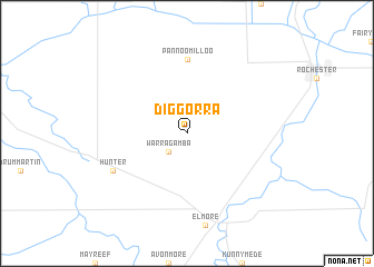 map of Diggorra