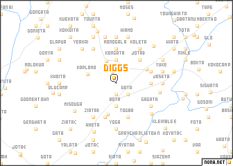 map of Diggs