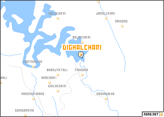 map of Dighalchari