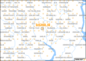 map of Dighalia