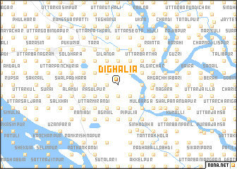 map of Dighalia