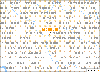 map of Dighalia