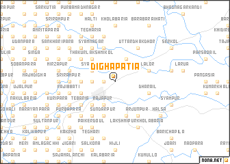 map of Dighāpātia