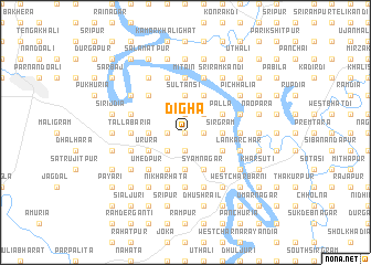 map of Dīgha