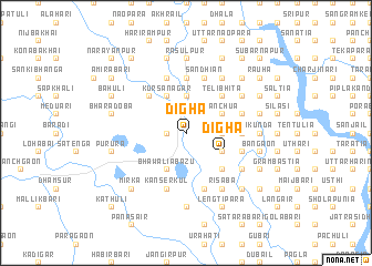 map of Digha