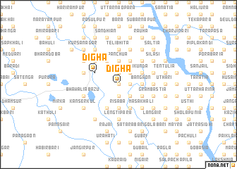 map of Dīgha