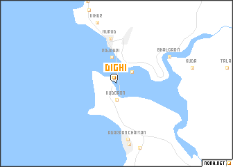 map of Dighi