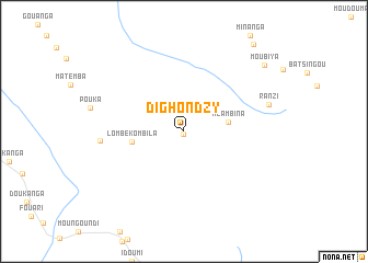 map of Dighondzy