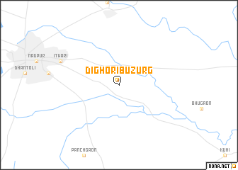 map of Dighori Buzurg