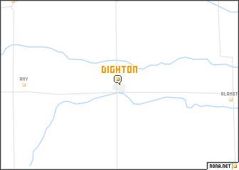 map of Dighton