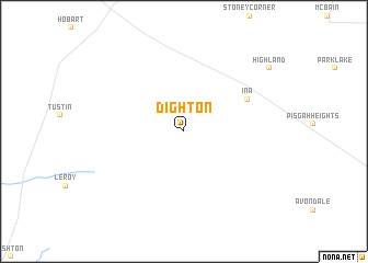 map of Dighton