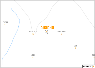 map of Dīgīcha