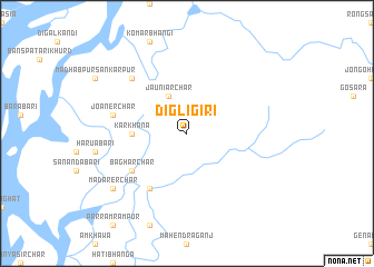 map of Digligiri