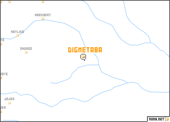 map of Dīgmetaba