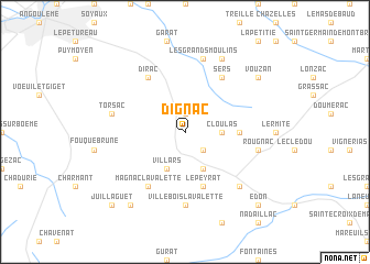 map of Dignac