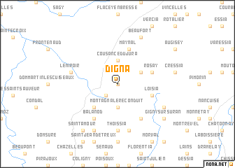 map of Digna