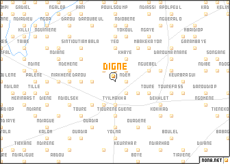 map of Digne