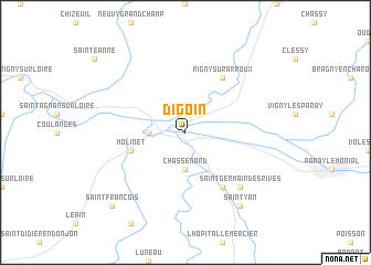 map of Digoin