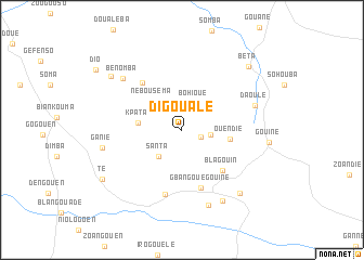 map of Digoualé