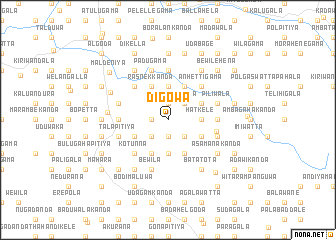 map of Digowa