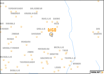 map of Digo