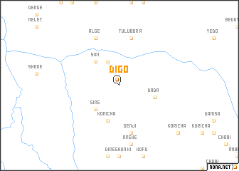 map of Dīgo