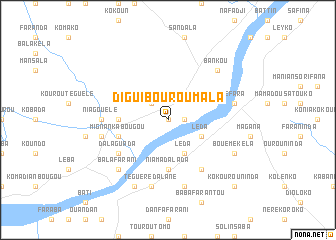 map of Diguibouroumala