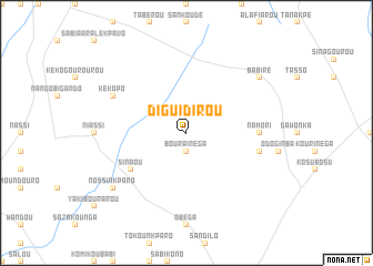 map of Diguidirou