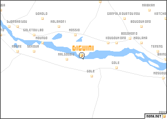 map of Diguini