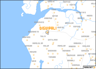 map of Diguipali