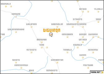 map of Diguiron