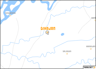 map of Dihājān