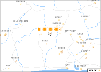 map of Dihān Khānāt