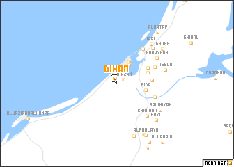map of Dihān