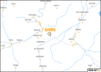 map of Dihās