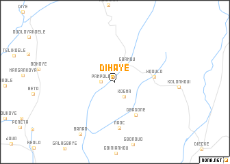map of Dihaye