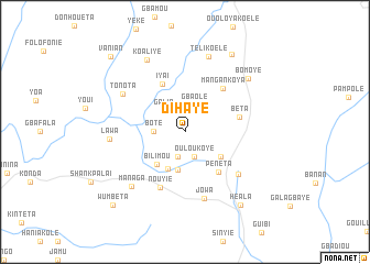 map of Dihaye