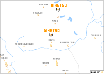 map of Dihétso
