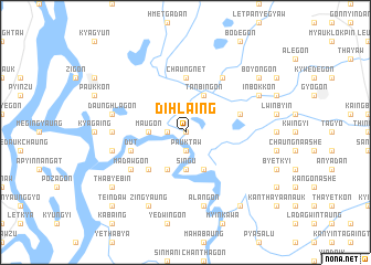 map of Dihlaing