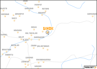 map of Dihōk