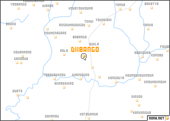 map of Diibango