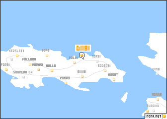 map of Diibi