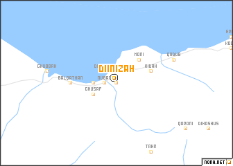 map of Di-‘Īnizah