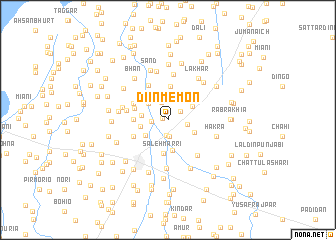 map of Diīn Memon