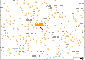 map of Dijelovi