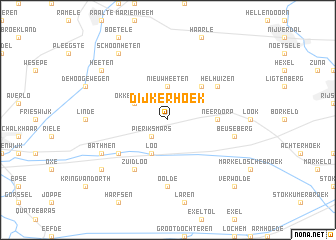 map of Dijkerhoek